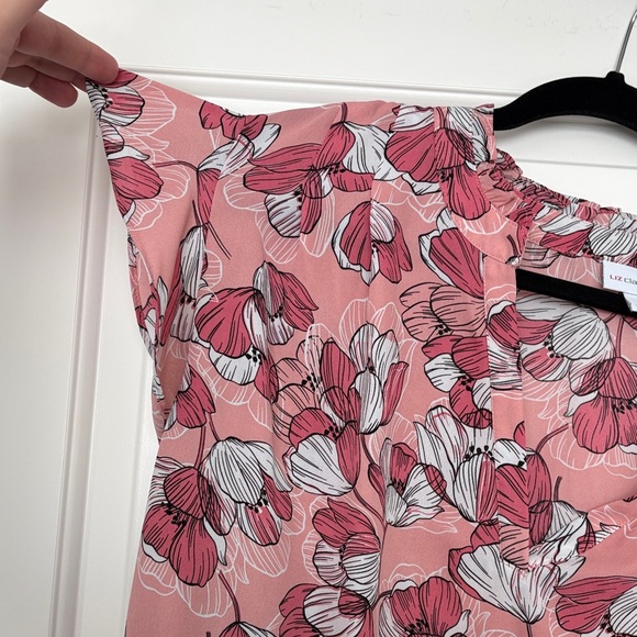 Floral Blouse with Ruffle Sleeves - Picture 4 of 6